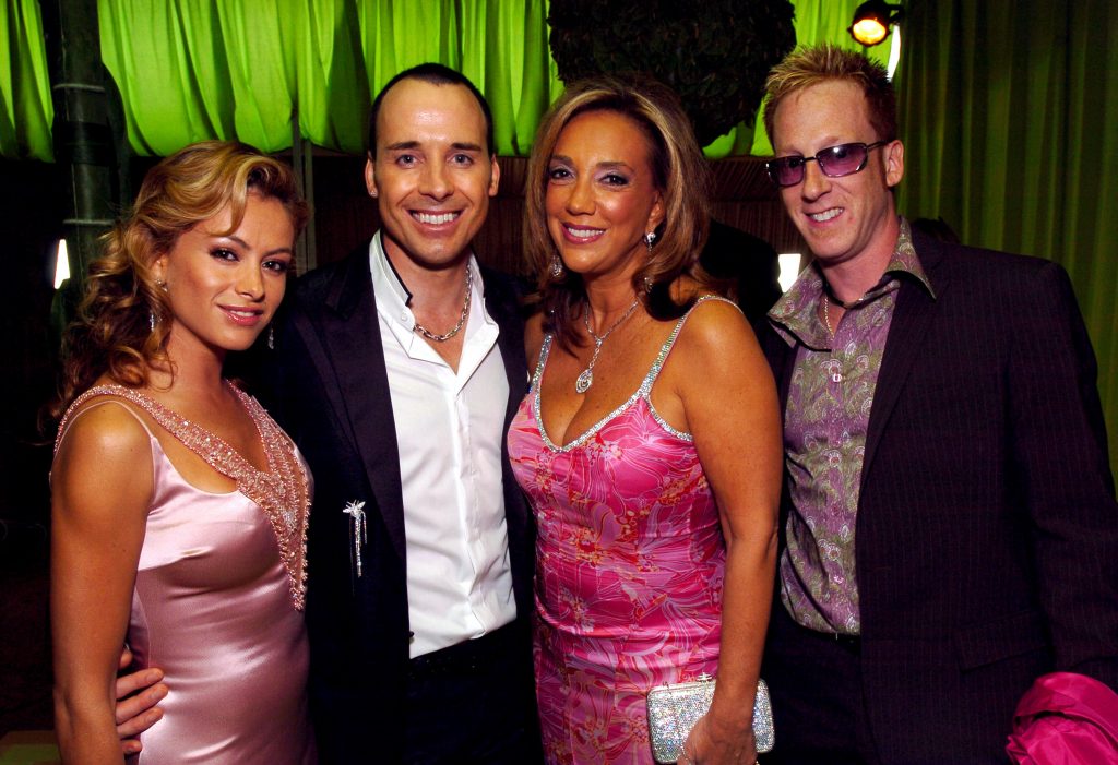 Denise Rich, Paulina Rubio, David Furnish