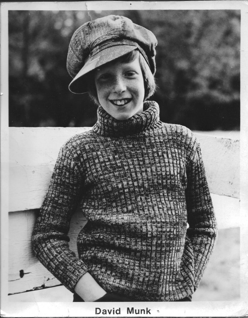 David Munk 1970s child actor