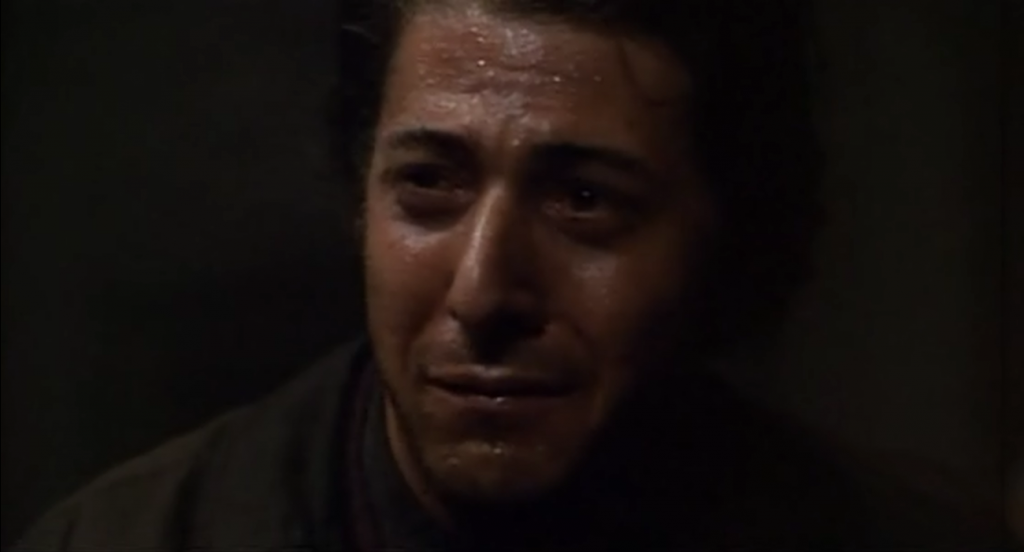 Dustin Hoffman crying