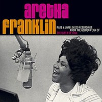 Aretha with microphone