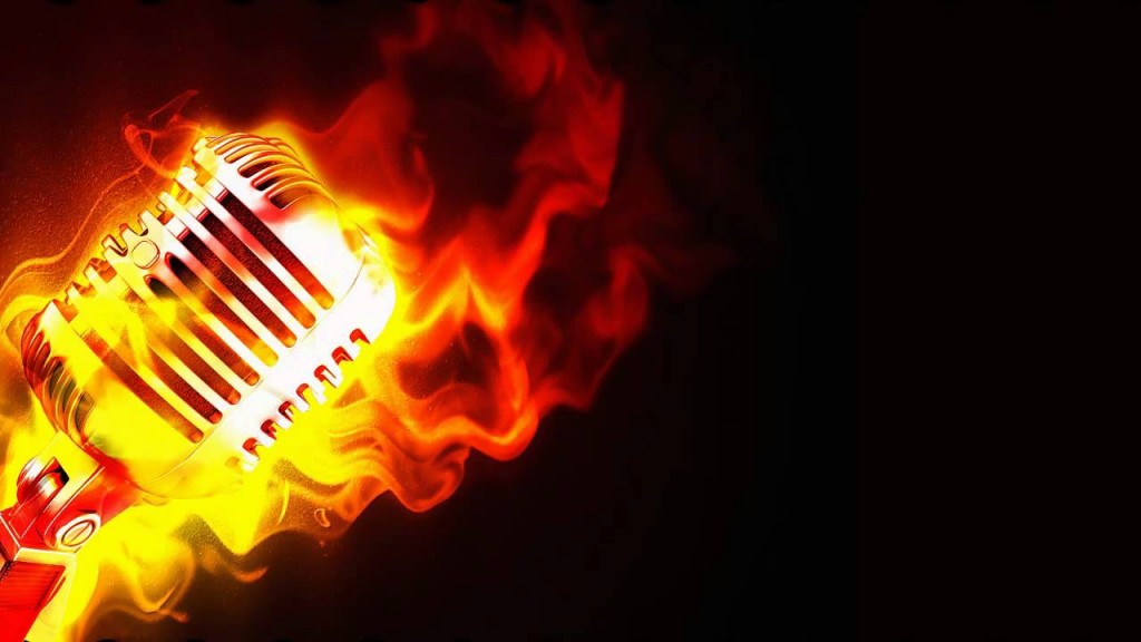 burning mic