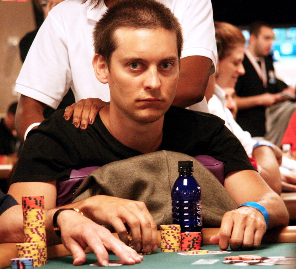 Tobey Maguire, poker